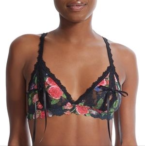 HANKY PANKY  WOMEN'S PAPILLION ROSE  BRALETTE, NEW, NO TAGS